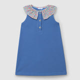 Vestido Piqué Azul