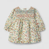 Vestido Floral con Fruncido