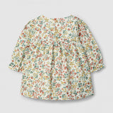 Vestido Floral con Fruncido