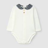 Body Cuello Redondo Tejido Cuadros