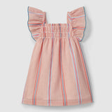 Vestido en Tejido a Rayas