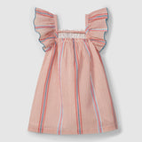 Vestido en Tejido a Rayas