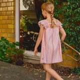 Vestido en Tejido a Rayas