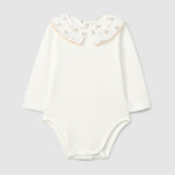 Body Cuello Volante Flores