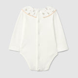 Body Cuello Volante Flores