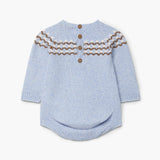 Ranita de Punto Jacquard Azul Calro