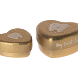Juego de 2 Cajas de Dientes - Dorado