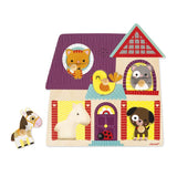 Puzzle Encajable Musical "Mis Amiguitos los Animales"