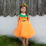 Vestido y Diadema Princesa de Calabazas