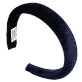 Diadema acolchada azul