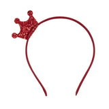 Diadema corona “Glitter Star” Roja