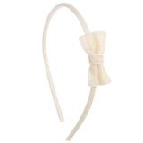 Diadema terciopelo crudo