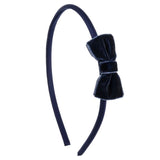 Diadema terciopelo azul