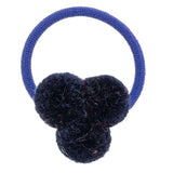 Coletero mini pompones azul