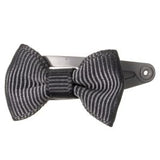 Clip lacito mini gris oscuro