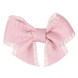 Clip lacito rosa pastel