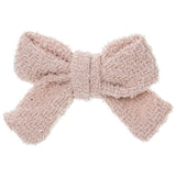 Lazo borreguito glitter Rosa pastel