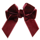 Lazo de terciopelo Burdeos