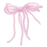 Lazada con clip rosa pastel