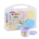 Pintura de dedos 6 colores pastel