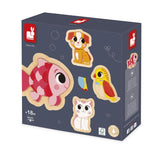 4 Puzzles Evolutivos Animales de Compañía