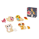 4 Puzzles Evolutivos Animales de Compañía