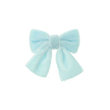 Clip mini lazo azul pastel