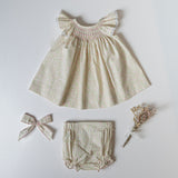 Vestido Punto Smock Liberty