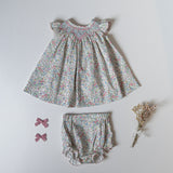 Vestido Punto Smock Liberty