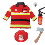 Disfraz de bombero con accesorios