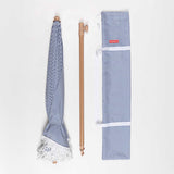 Sombrilla rayas azul Marion 180cm