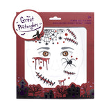 Pegatinas cara zombi
