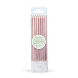 Velas Rosa metálico