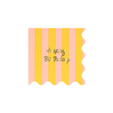 Servilletas Pequeñas Happy Birthday
