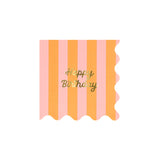 Servilletas Pequeñas Happy Birthday
