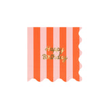Servilletas Pequeñas Happy Birthday