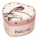 Joyero Musical Bailarina forma Corazón