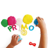 Juego de plastilina blanda en estuche, 8 bloques, 33 accesorios "alfabeto".