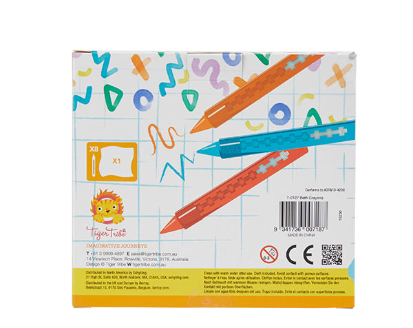 Crayons pour le bain - Colors bath - 10 pcs - Jeux créatifs de 2 à 5 ans -  Creavea