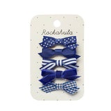 Clips School Bow Azul