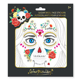 Pegatinas de cara de calavera
