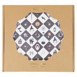 Pack de Platos grandes Melamina Halloween Patchwork (x4)