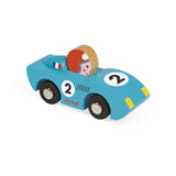 Coche de carreras azul