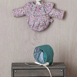 Pelele Gordi Flores con Capota Verde