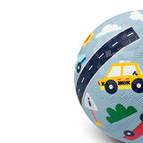 Pelota de Caucho Natural Coches 13 cm