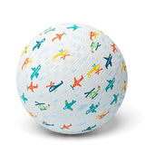 Pelota de Caucho Natural Aviones 13 cm