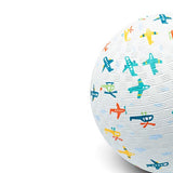 Pelota de Caucho Natural Aviones 13 cm
