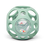 Pelota Sonajero Sensorial Verde