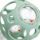 Pelota Sonajero Sensorial Verde