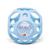Pelota Sonajero Sensorial Azul